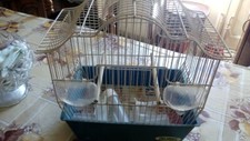 GABBIA PER CANARINI O BENGALINI IMAC + ACCESSORI COME NUOVA!