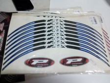 KIT ADESIVI PROGRIP PER RUOTE YAMAHA T-MAX COLORE NERO - BLU