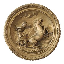 Bassorilievo tondo gesso