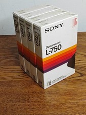 4 x Sony Betamax L-750 Nuovo
