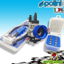 KIT CARBURATORE DELL'ORTO PHBG 19 + GETTI E CAVO ARIA MANUALE POLINI GILERA