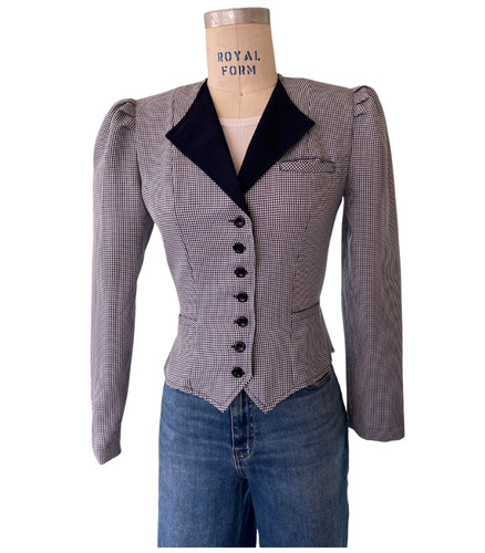 Blazer aderente vintage audrey - blazer,