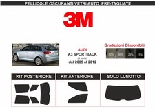 Pellicole Oscurante  Pre Tagliata Audi A3 Sportback dal 05-12 3M