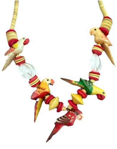 Collana pappagallo vintage - pappagallo,