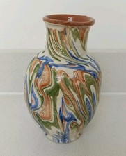 Vaso fiori slipware 1900 - vaso,