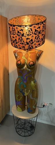 Lampada manichino pop art - lampada,