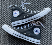 Converse Chucks All Star nere bianche - taglia 38 - UK 5,5