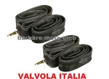 2 CAMERA D'ARIA BICI BICICLETTA MISURA 24 MTB VALVOLA ITALIA