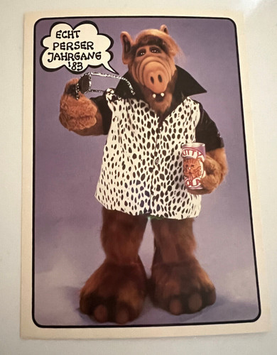 Cartolina alf un annata - alf, un'annata