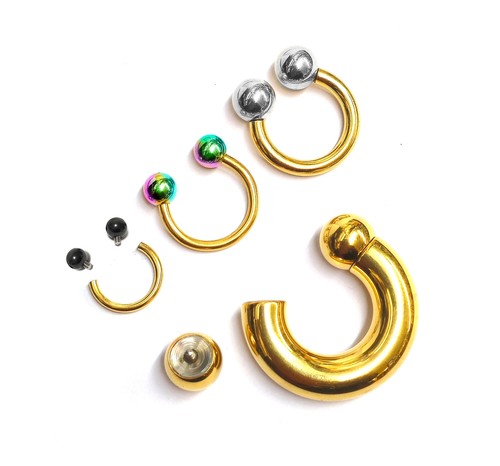 Anello setto naso - , oro