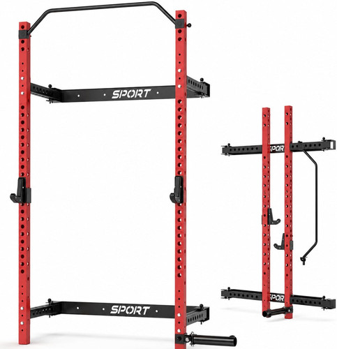 Squat rack pieghevole