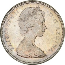 Monnaie, Canada, Elizabeth II, Dollar, 1965, Royal Canadian Mint, Ottawa, SUP