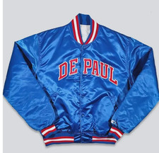 Giacca Varsity Raso DePaul Blu