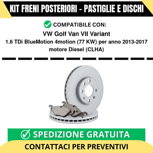 Kit freni posteriori - posteriori, vw
