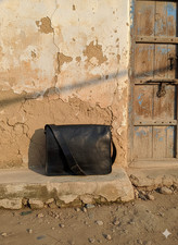 Borsa in pelle 15" vintage