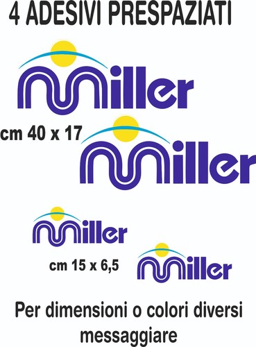 Adesivi miller stickers - miller,