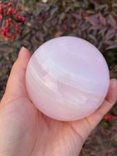 Pink Mangano Calcite Sphere
