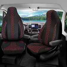 Coprisedili camper adatti per Dethleffs Globetrotter X 650 (nero-rosso)