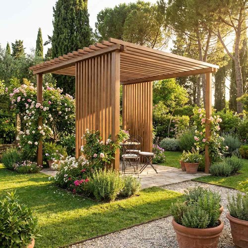 Pergola isola deluxe 3x3 - pergola, m