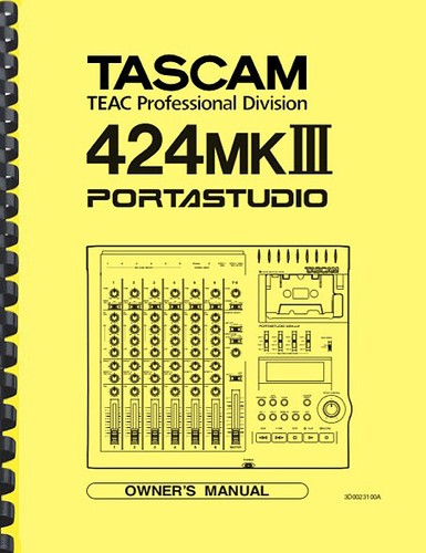 Tascam 424 mkiii - tascam, portastudio