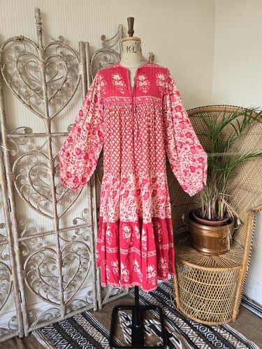 Abito vintage floreale cotone