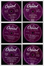 3x FRANK SINATRA "Romantic Songs" -SONDERPREIS- Schellackplatte 78rpm  Set166K