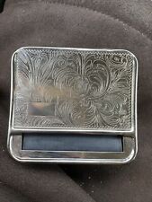 Scatola Porta Tabacco In Latta Lavorata