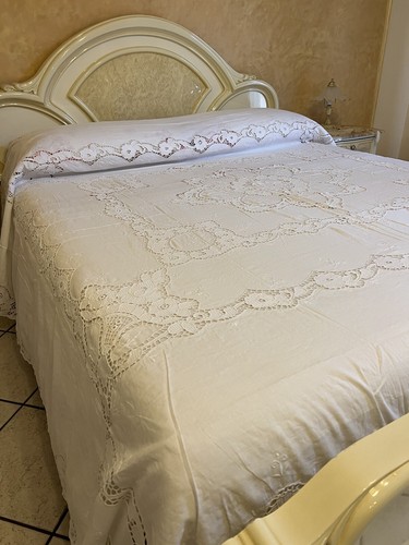 Coperta matrimoniale lino con