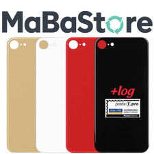 BACK COVER POSTERIORE VETRO PER APPLE IPHONE 8/SE2020/SE2022 +BIADESIVO BIG HOLE