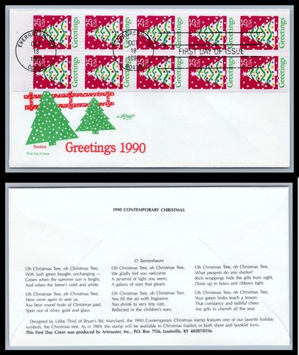 Fdc 2516a 25c - 2516a, albero