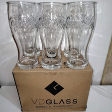 Coca cola 5 bicchieri in vetro