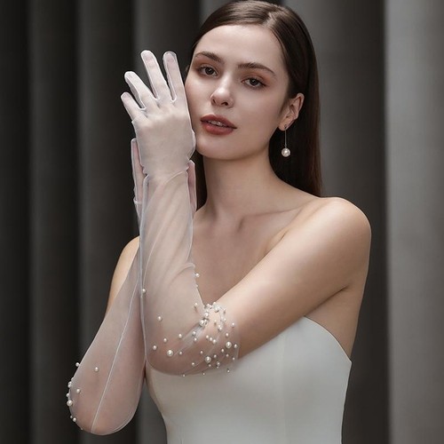 Guanti sposa lunghi - guanti,