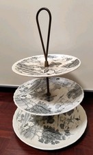 Alzatina tre piani vintage piatti Inglesi - idea regalo Natale