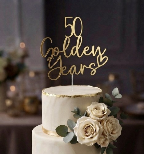 Cake topper anni - cake, 50