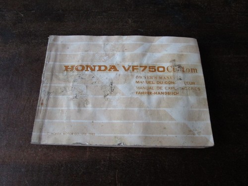 Honda 750 vf750 custom 1982 - vf,
