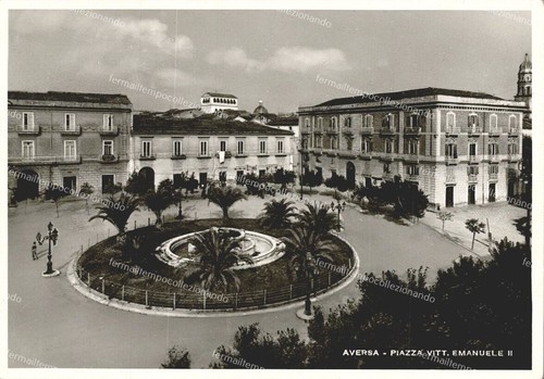 Do316 cartolina aversa piazza - do316, aversa,piazza