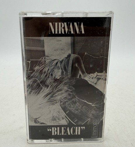 Nirvana bleach cassette 1989 - bleach,