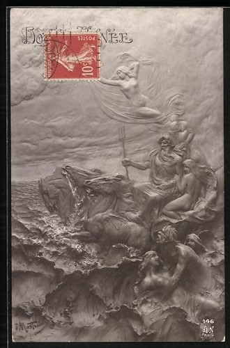 Cartolina artistica domenico - cartolina,