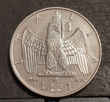 V.EMANUELE III   1 LIRA 1941