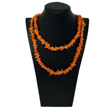 Collana Lunga di Corallo Donna