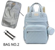 Zaino mamma multifunzione Borsa per pannolini  da viaggio per maternità + OMAGGI