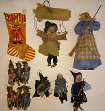 Lotto di 12 befane assortite nuova stock calza befana strega halloween art.2757