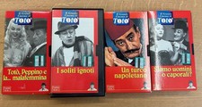 Lotto di 4 videocassette VHS