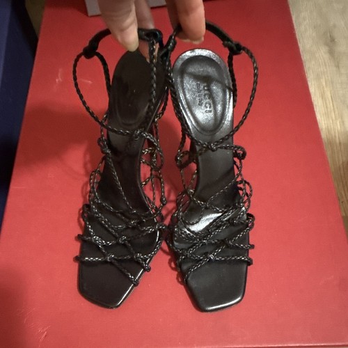 Gucci tacchi neri pelle con - gucci,
