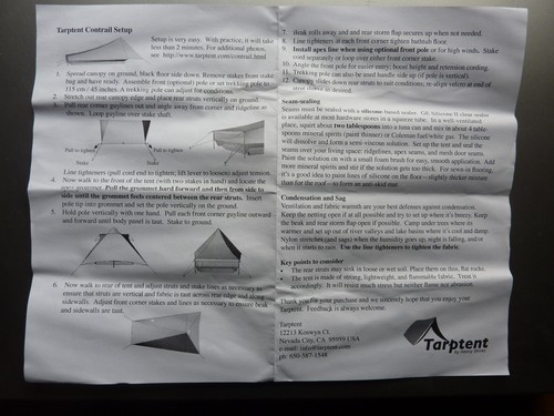 Tenda ultraleggera tarptent - tenda,