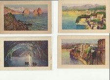 Sorrento. Capri. -  Lotto di n: 7 cartoline artistiche - ed. D'arte Ast  -dup301
