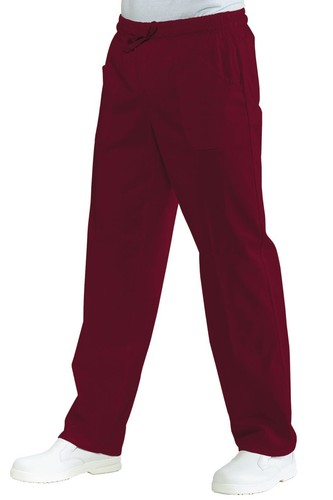 Pantalaccio bordeaux con - bordeaux,
