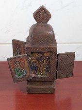 Antica icona in legno