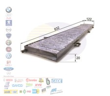 FILTRO ABITACOLO CARBONI ATTIVI BMW SERI 1 E81 E82 E87 3 E90 E91 E92 X1 E84