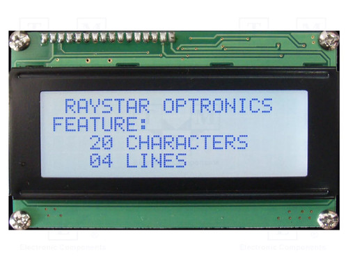 Led 20x4 stn - led, positivo
